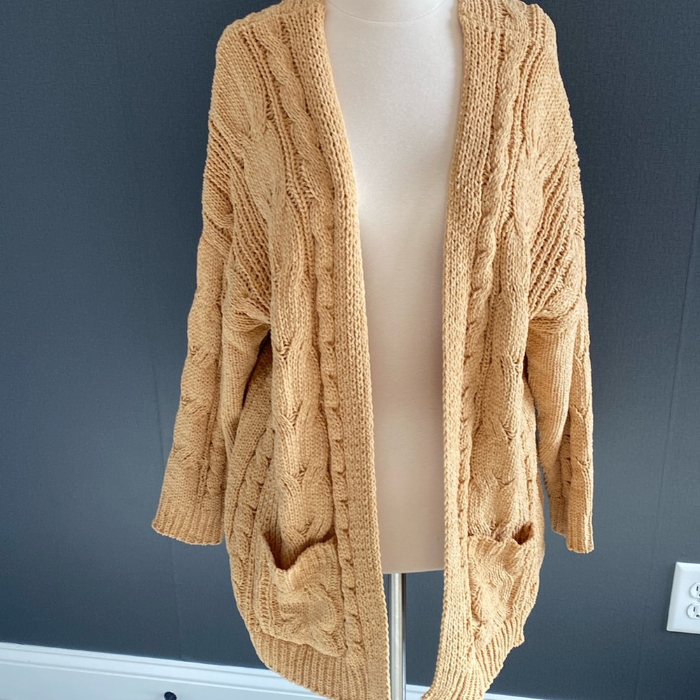 NWT Cable Knit Cardigan- Large